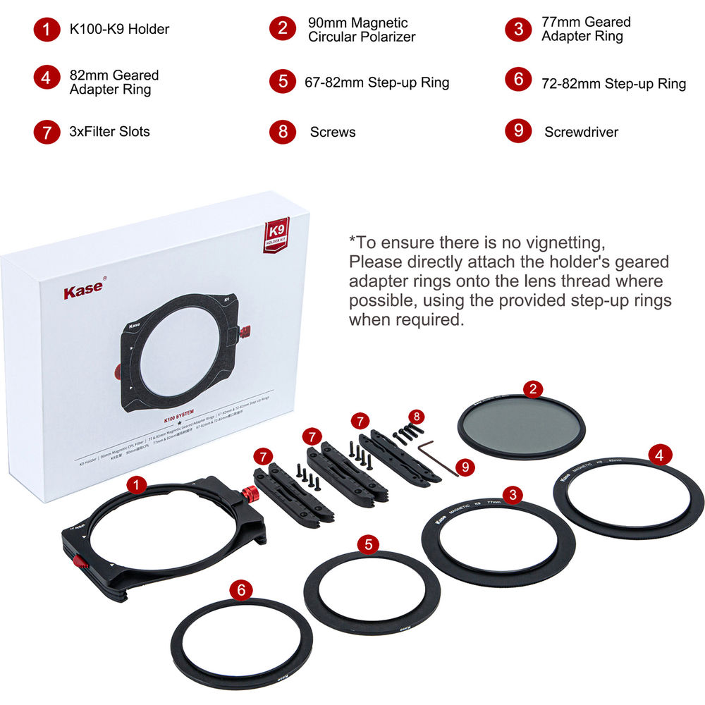 Kase K Mm Filter Holder Kit Kase Filters Usa