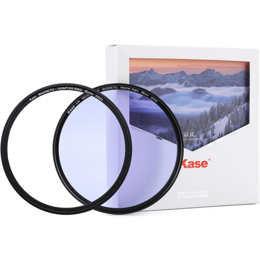 Kase 95mm Wolverine KW Revolution Magnetic Neutral Night Filter with 95mm  Magnetic Adapter Ring